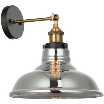 Italux HUBERT MBM-2381-1-GD+SG Zidna svjetiljka 1x40W/E27 IP20