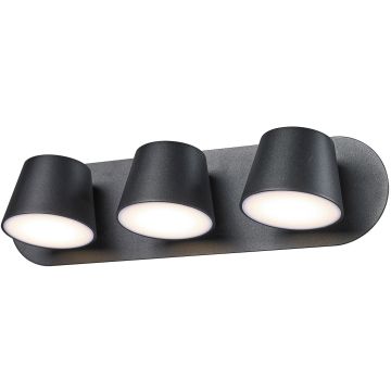 Italux KUOLA MB1350-3-BK Zidna svjetiljka 1x18W/LED 3000K 640LM IP20