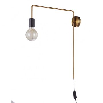 Italux MONIQ MB-BR1721402-W1-G Zidna svjetiljka 1x60W/E27