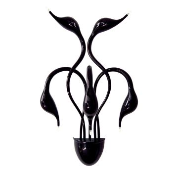 Italux SWAN MB8098-5A BLACK Zidna svjetiljka 5x20W/G4 IP20