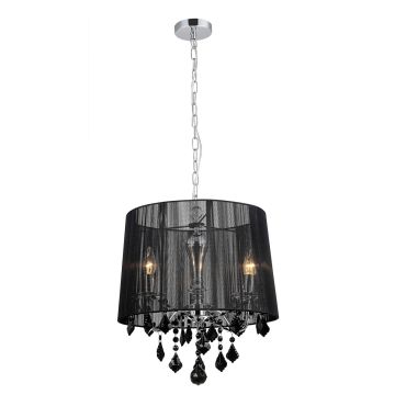 Italux CORNELIA MDM-2572/3 BK Visilica 3x40W/E14