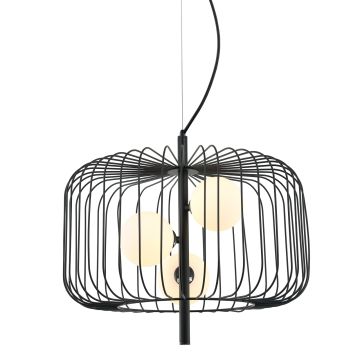 Italux DAREN MDM-3936/3 BK Visilica 3x25W/G9 IP20