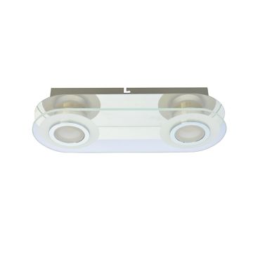 Italux FLAVIO MD14088-02 CH Plafonjera 2x5,5W/LED