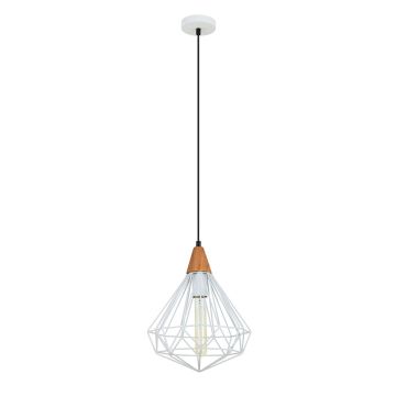 Italux MAELLE MDM-2591/1S WH Visilica 1x60W/E27 IP20
