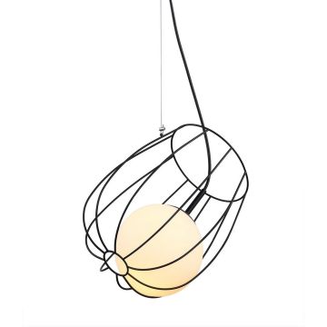 Italux MELISA MDM-3943/1 BK Visilica 1x40W/E27 IP20