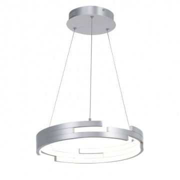 Italux VELAR MD16003097-1B SILVER Visilica 1x60W/LED 3360LM