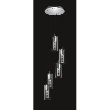 Italux VERIZON MD109003-5B Visilica 5x35W/GU4/MR11