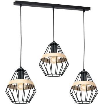 Milagro CLIFF BLACK MLP5525 Visilica 3x60W/E27 IP20