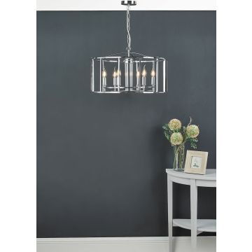 Dar Lighting MYKA MYK0650 Visilica 6x40W/E14