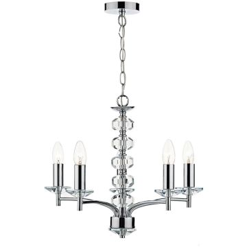 Dar Lighting OLEANA OLE0550 Luster 5x40W/E14