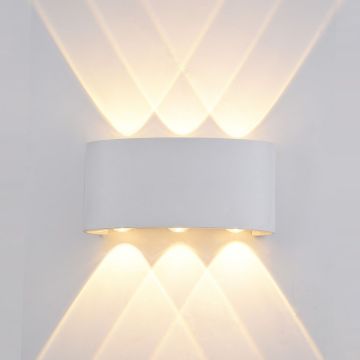 Italux ORTELO OWL-451-3-WH Zidna svjetiljka 6x6W/LED 3000K 550LM IP54