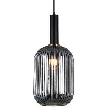 Italux ANTIOLA PND-5588-1L-BK+SG Visilica 1x40W/E27 IP20