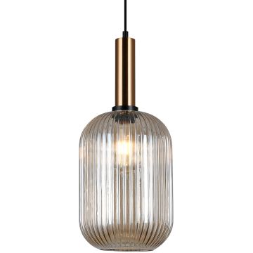 Italux ANTIOLA PND-5588-1L-BRO+AMB Visilica 1x40W/E27 IP20