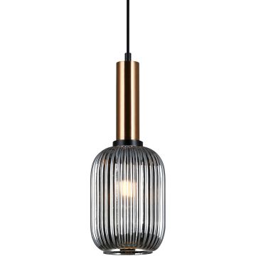 Italux ANTIOLA PND-5588-1M-BRO+SG Visilica 1x40W/E27 IP20