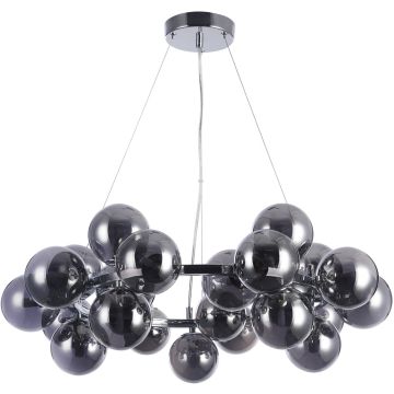 Italux CABELLA PND-5252-25-CH+SMK Visilica 25x28W/G9 IP20
