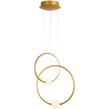 Italux LOZANNA PND-20112035-2B-GD Visilica 2+2x44,8W/LED 3000K 2420LM IP20