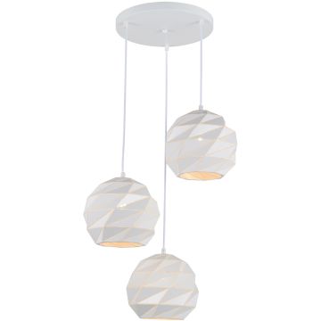 Italux PALERMO PND-2424-3S-WH Visilica 3x40W/E27 IP20