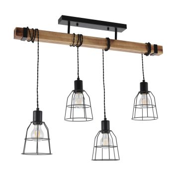 Italux PONTE PND-4290-4-L Visilica 4x60W/E27