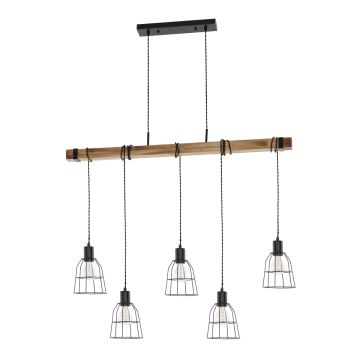 Italux PONTE PND-4290-5-L Visilica 5x60W/E27
