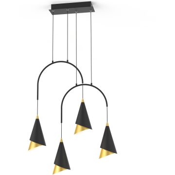 Italux RAALTO PND-433128-3 Visilica 4x29,4W/LED 3000K 958LM IP20