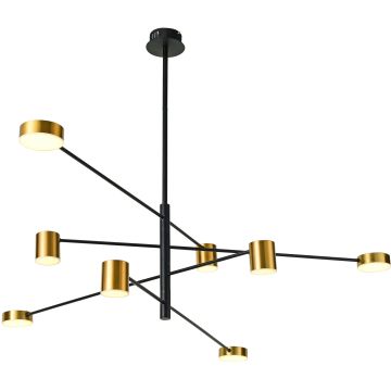 Italux REMDAL PND-16374-8 BK+GD Luster 8x35,5W/LED 3000K 653LM IP20