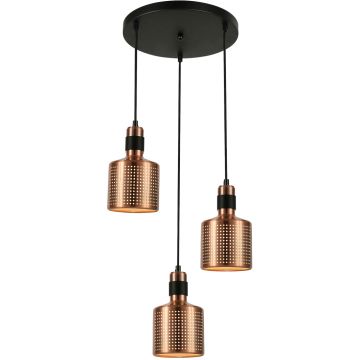 Italux RESTENZA PND-2439-3-COP Visilica 3x40W/E27 IP20