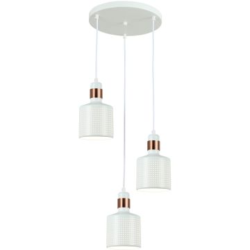 Italux RESTENZA PND-2439-3-WH Visilica 3x40W/E27 IP20