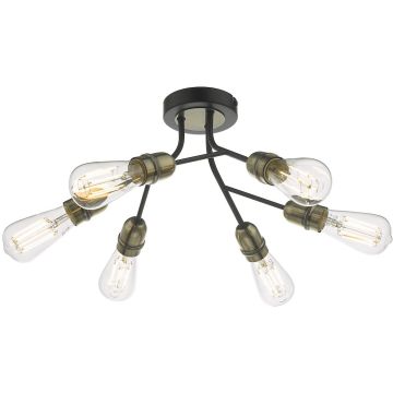 Dar Lighting REMY REM0654 Stropna svjetiljka 6x60W/E27