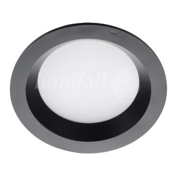 Lumifall SANTOLED SANTOLED 175 CZARNA Ugradbeno downlight svjetlo 1x15W/LED 1200LM IP44