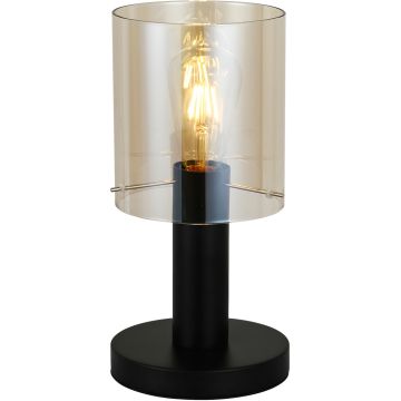 Italux SARDO TB-5581-1-BK+AMB Stolna svjetiljka 1x40W/E27 IP20
