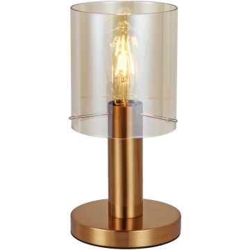 Italux SARDO TB-5581-1-BRO+AMB Stolna svjetiljka 1x40W/E27 IP20