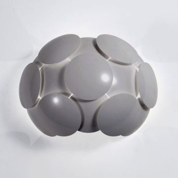 Italux SANTINA GREY W0317-01A-U1GM Zidna svjetiljka 1x26W/E27