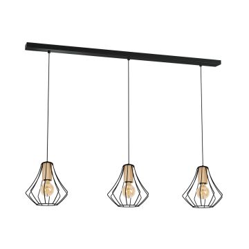 Milagro WILL BLACK MLP4191 Visilica 3x60W/E27