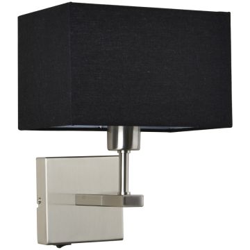 Italux NORTE WL-1122-1-A-SN-RC-BL Zidna svjetiljka 1x60W/E27 IP20