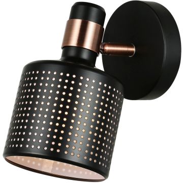 Italux RESTENZA WL-2439-1-BK Zidna svjetiljka 1x40W/E27 IP20