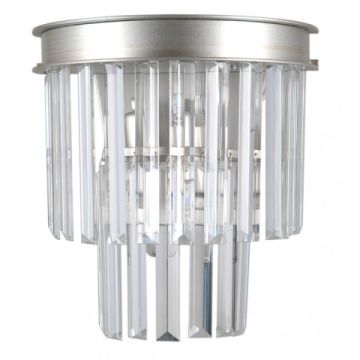Italux VERDES WL-44372-2A-SLVR-BRW Zidna svjetiljka 2x40W/E14 IP20