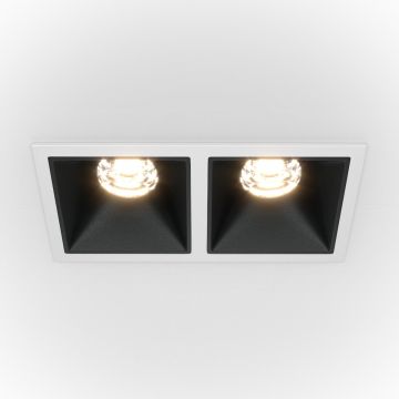 Maytoni ALFA LED DL043-02-10W4K-SQ-WB Ugradbeno downlight svjetlo 2x20W/LED 4000K 1000LM IP20