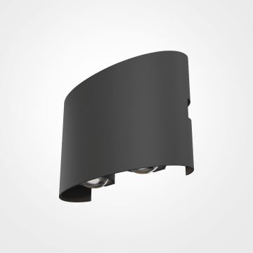 Maytoni STRATO O417WL-L4GR3K Zidna svjetiljka 2x4W/LED 3000K 400LM IP54