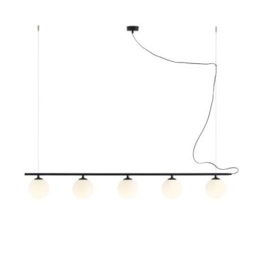 Aldex BERYL GLASS 5 1006F1 Visilica 5x40W/E14 IP20