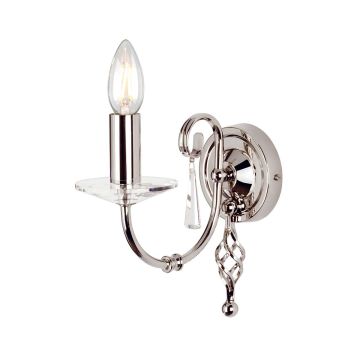 Elstead Lighting AEGEAN AG1-POL-NICKEL Zidna svjetiljka 1x60W/E14