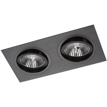 Lumifall ALCAZAR BB LMF.AZ142BB Ugradbeno downlight svjetlo 2x75W/G53 IP20