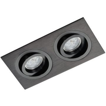 Lumifall ALCAZAR BB LMF.AZ542BB Ugradbeno downlight svjetlo 2x50W/GX5,3 IP20