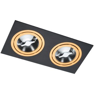 Lumifall ALCAZAR LMF.AZ142BG Ugradbeno downlight svjetlo 2x50W/G53/AR111 IP20