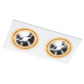Lumifall ALCAZAR LMF.AZ142WG Ugradbeno downlight svjetlo 2x50W/G53/AR111 IP20