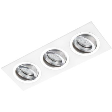 Lumifall ALCAZAR LMF.AZ543WC Ugradbeno downlight svjetlo 3x50W/G5,3/MR16 lub GU10
