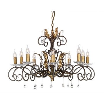 Elstead Lighting AMARILLI AML10-BRONZE Luster 10x60W/E14