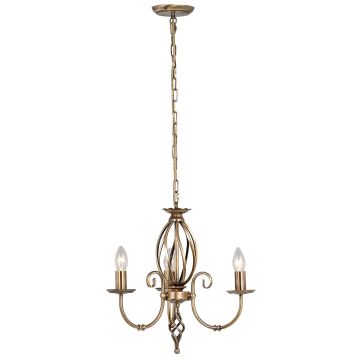 Elstead Lighting ARTISAN ART3-AGD-BRASS Luster 3x60W/E14