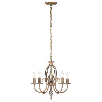 Elstead Lighting ARTISAN ART5-AGD-BRASS Luster 5x60W/E14