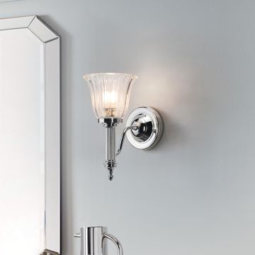 Elstead Lighting CARROLL BATH-CARROLL1-PC Zidna svjetiljka 1x40W/G9 IP44
