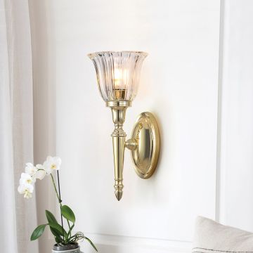 Elstead Lighting DRYDEN BATH-DRYDEN1-PB Zidna svjetiljka 1x40W/G9 IP44